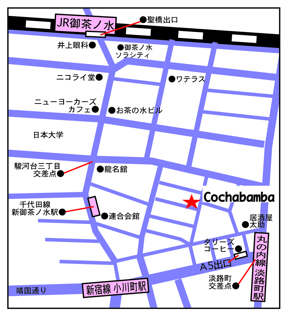 東京店　地図